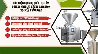 Dụng Cụ Nhồi Thịt Làm Dồi Xúc Xích Lạp Xưởng