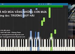 Hà Nội Mùa Này Vắng Những Cơn Mưa Sheet Piano