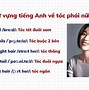 Tóc Xơ Rối Tiếng Anh Là Gì